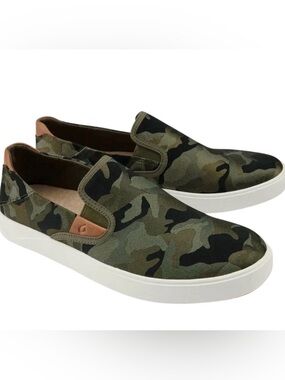OluKai Men's 13, Camo print, Slip-On Sneakers